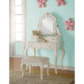 Edalene Pearl White Vanity Desk Model 30516 By ACME Furniture